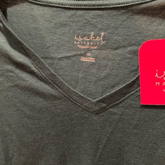 Isabel Maternity V-Neck Tshirt XS NWT - Picture 2 of 4